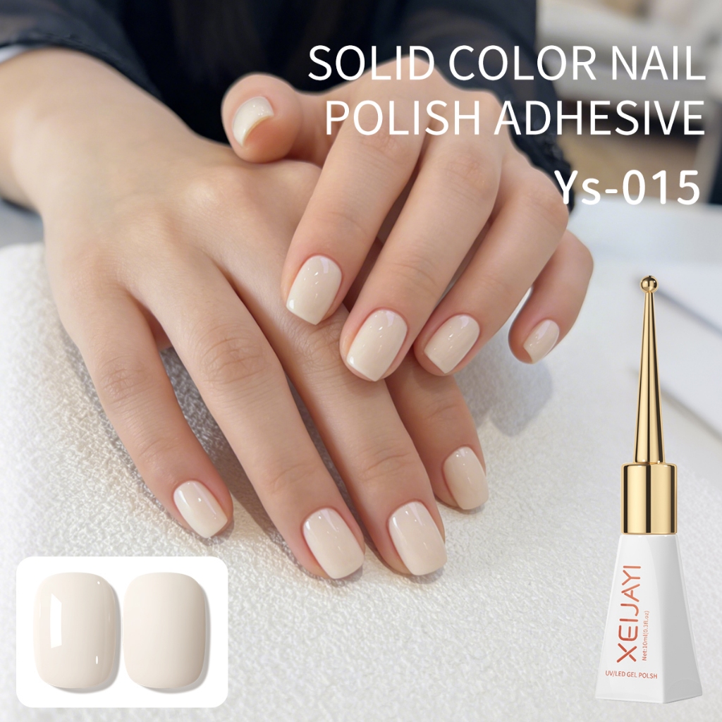 XEIJAYI 10ml-Classic Yogurt White Gel Nail Polish ทนทาน เหมาะสําหรับทุกฤดูกาล
