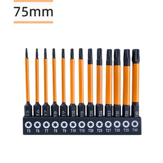 BERT🇹🇭｜ Torx Bit PH2 กันลื่น กันลื่น ไม่หลุดง่าย เหล็กโลหะผสมคุณภาพสูง สำหรับไขควงไฟฟ้า 1/4