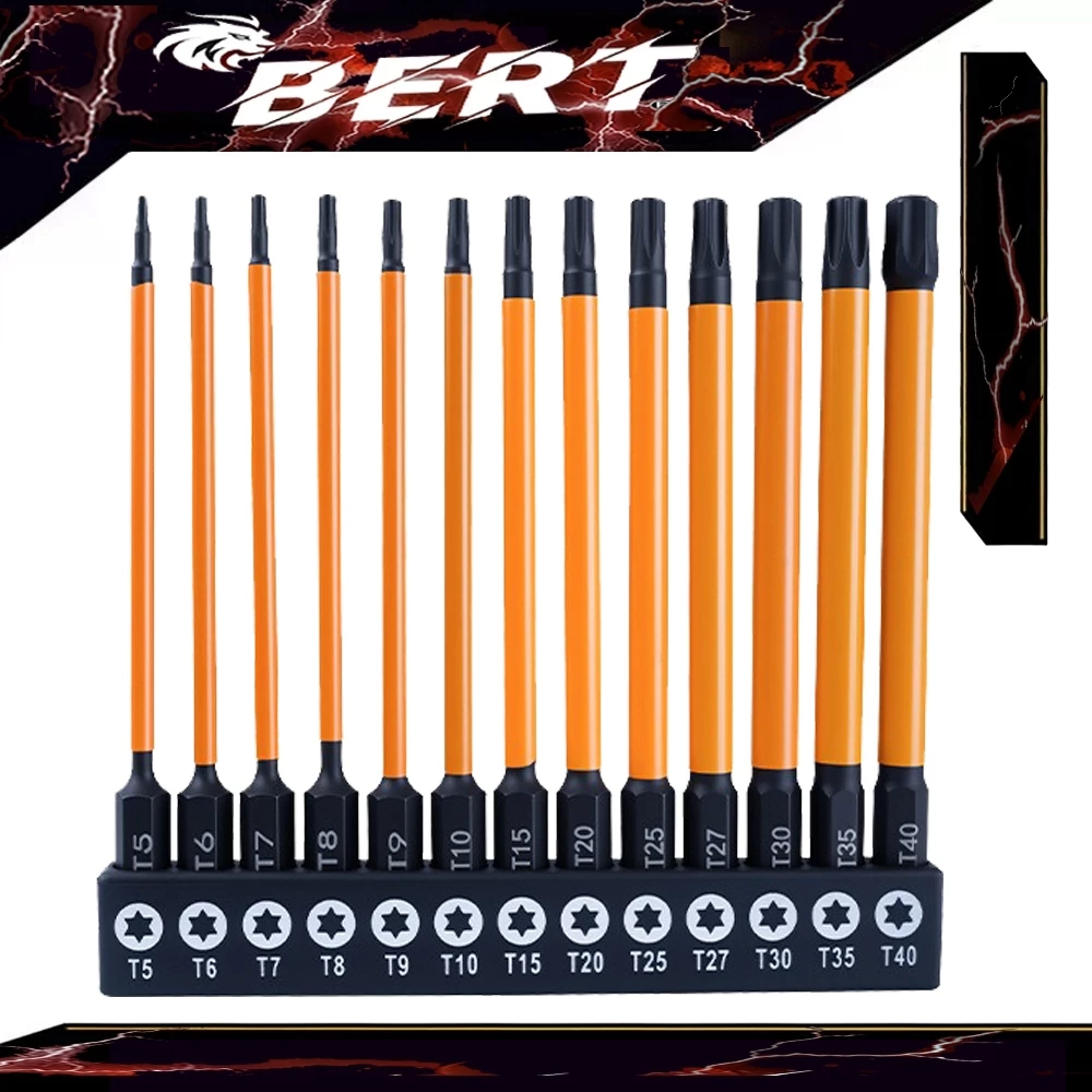 BERT🇹🇭｜ Torx Bit PH2 กันลื่น กันลื่น ไม่หลุดง่าย เหล็กโลหะผสมคุณภาพสูง สำหรับไขควงไฟฟ้า 1/4