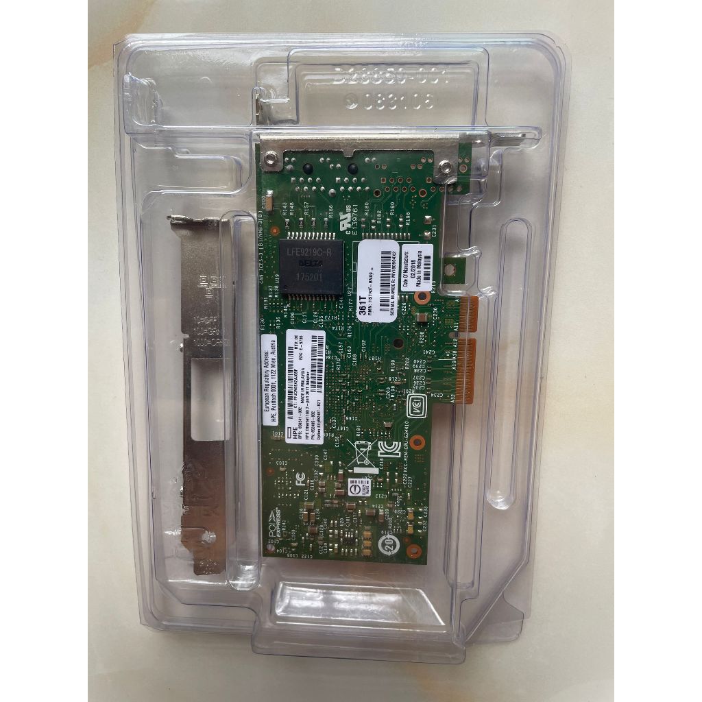 [คลังสินค้าพร้อม] Intel I350T2V2 สไตล์เดียวกัน HPE361T Dual Port 1G การ์ดเครือข่าย Intel I350AM4 ชิป