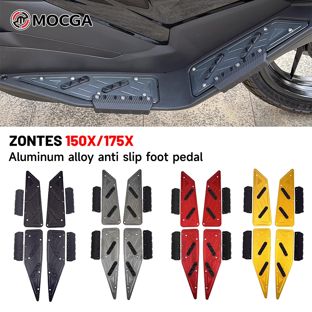 เหมาะสําหรับ ZONTES Shengshi 150X เหยียบอลูมิเนียมกันกระแทกเหยียบ 175X Anti-slip เหยียบการปรับเปลี่ยนที่ใช้งานได้จริง