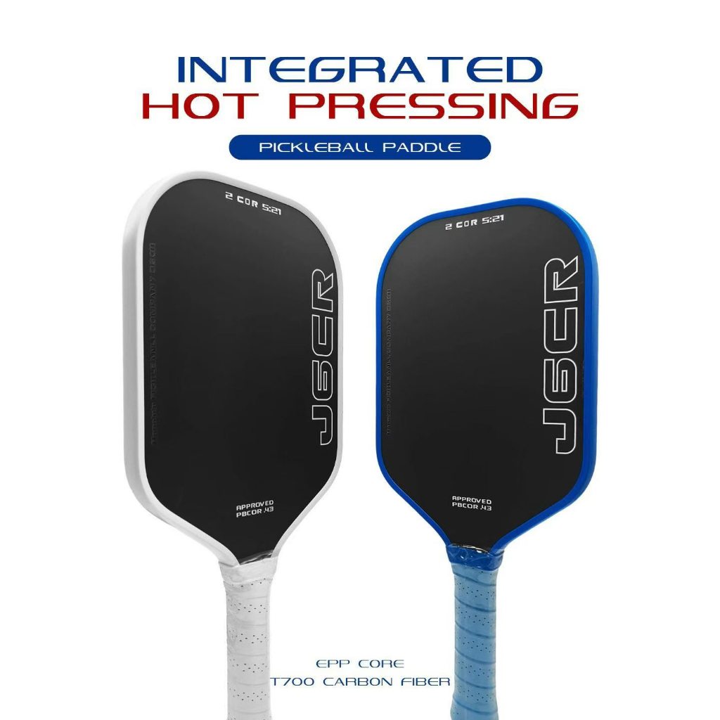 ขายร้อน Honolulu J6CR สไตล์เดียวกัน 5th Generation EPP EVA Full Foam Core Hot-Pressed Molding Strong Rebound ที่แม่นยํา Ball Control Big Sweet Zone CFC คาร์บอนไฟเบอร์ 16 มม.การแข่งขันกิจกรรม-ระดับ Pickle Racket