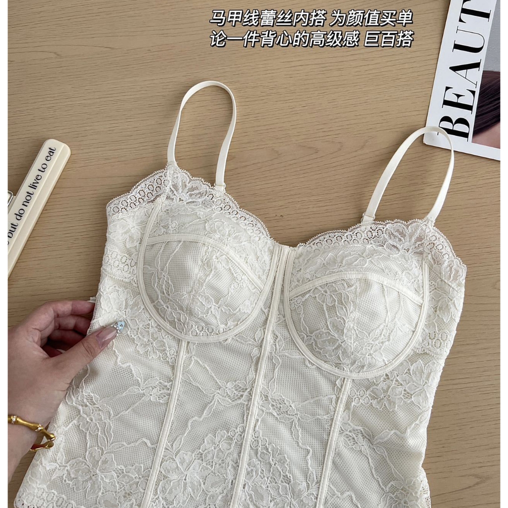 K-WinBoom ฝรั่งเศสเซ็กซี่ลูกไม้เสื้อกั๊กเสื้อชั้นในผู้หญิงบางเฉียบสบาย frameless รวบรวมชุดชั้นในผู้หญิง ราคา ถูกที่สุด ดีลบีเคเค แกลเลอรีภาพที่ 5