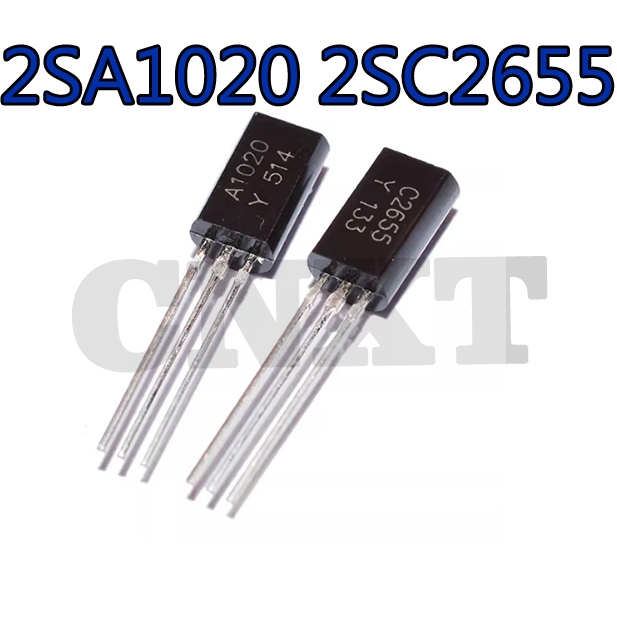 20 ~ 100PCS A1020 2SA1020 C2655 2SC2655-Y In-Line TO-92L 2A/50V PNP ทรานซิสเตอร์ Low Power Triode NP