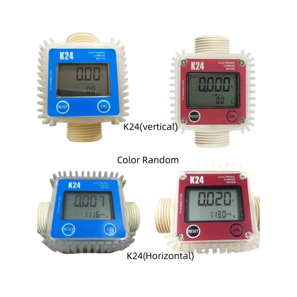 K24 Turbo Digital Meter Flowmeter ดีเซลน้ํา Plonia Flow Indicator Turbine Flowmeter Caudalimetro Sen