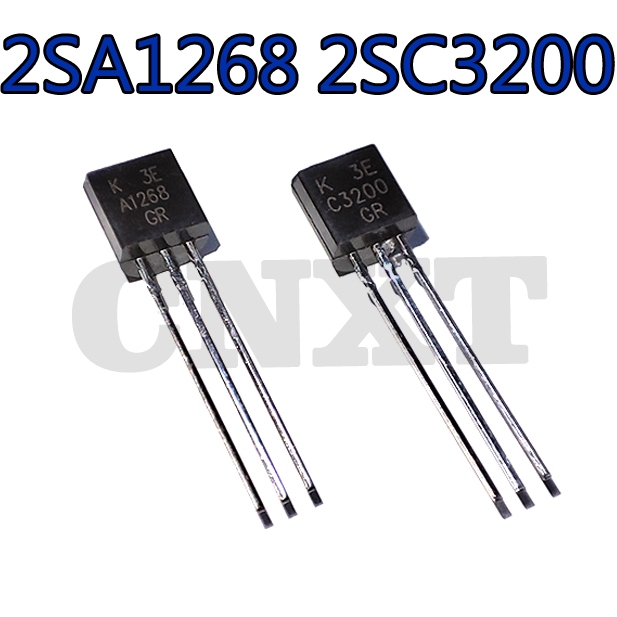 20 ~ 100PCS A1268 2SA1268 PNP C3200 2SC3200 NPN In-Line TO-92 Power Triode ทรานซิสเตอร์