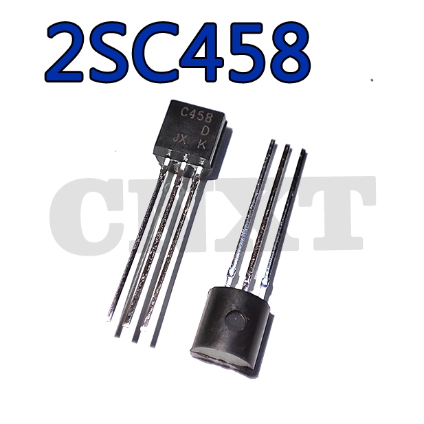 50PCS ยี่ห้อใหม่ 2SC458 C458 TO-92 30V/0.1A NPN ทรานซิสเตอร์ Triode