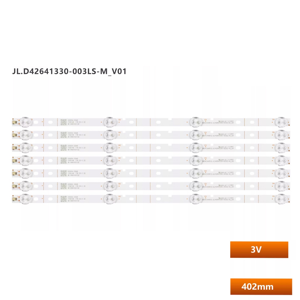 7 ชิ้น/เซ็ต LED backlight Strip สําหรับ Hisense LED43K260 LED42K20JD 43T11N LED Strip SVH420A86_4LED