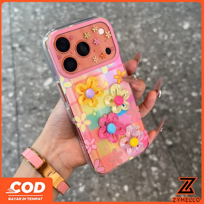 เหมาะสําหรับ OPPO Reno15F Reno15 PRO Reno14F Reno 13F Reno12 F Reno 11F Reno10 Reno8Z Reno7Z Reno8T Reno5 Reno4 Reno6z ดอกไม้สามมิติที่สวยงามกันกระแทกเคสโทรศัพท์TPU ราคา ถูกที่สุด ดีลบีเคเค แกลเลอรีภาพที่ 6