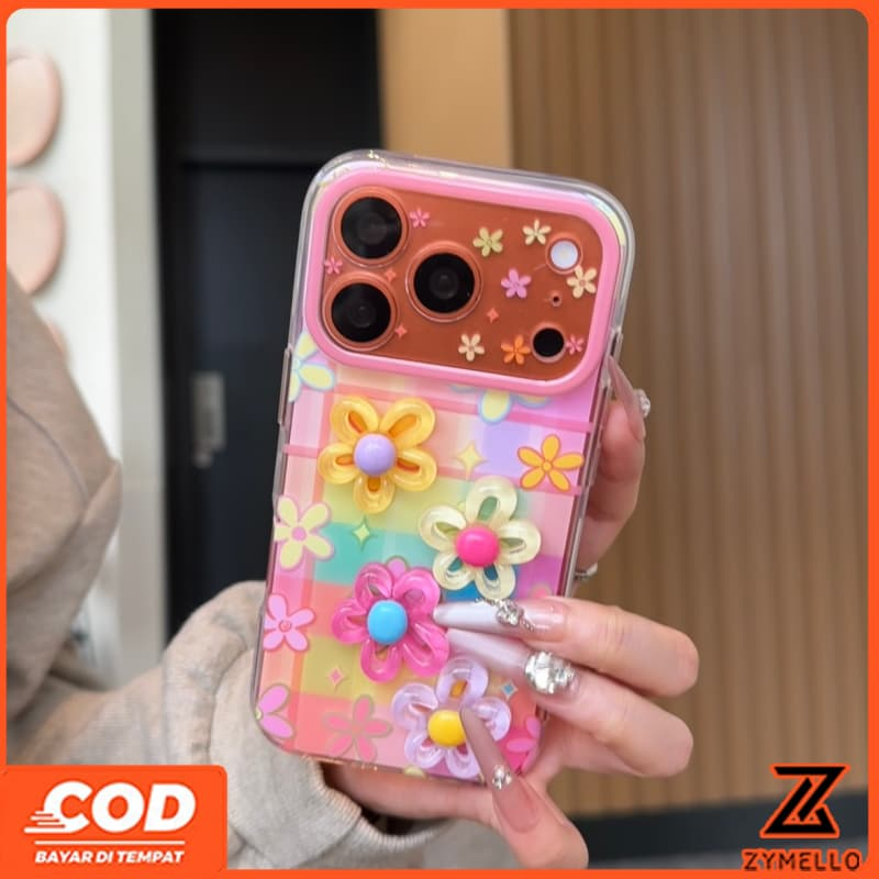 เหมาะสําหรับ OPPO Reno15F Reno15 PRO Reno14F Reno 13F Reno12 F Reno 11F Reno10 Reno8Z Reno7Z Reno8T Reno5 Reno4 Reno6z ดอกไม้สามมิติที่สวยงามกันกระแทกเคสโทรศัพท์TPU ราคา ถูกที่สุด ดีลบีเคเค แกลเลอรีภาพที่ 7