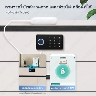 Tuya ล็อคตู้อัจฉริยะล็อคลิ้นชักรหัสผ่านอิเล็กทรอนิกส์อเนกประสงค์ ด้วยการปลดล็อกระยะไกล