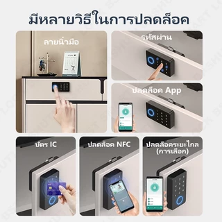Tuya ล็อคตู้อัจฉริยะล็อคลิ้นชักรหัสผ่านอิเล็กทรอนิกส์อเนกประสงค์ ด้วยการปลดล็อกระยะไกล