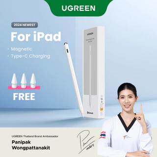 UGREEN ปากกาสไตลัส Apple Pencil (USB-C) Magnetic สําหรับ iPad Pro 12.9 Air Mini 2022 ปากกาเอียงการปฏิเสธฝ่ามือบลูทูธ