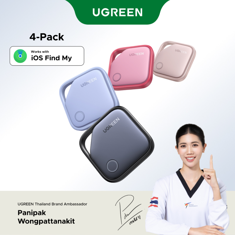 UGREEN SmartTag อุปกรณ์ใช้ค้นหาสิ่งของ แท็กอัจฉริยะ บลูทุธ5.0 สําหรับ เตือนใจป้องกันการสูญเสียโดยอัต