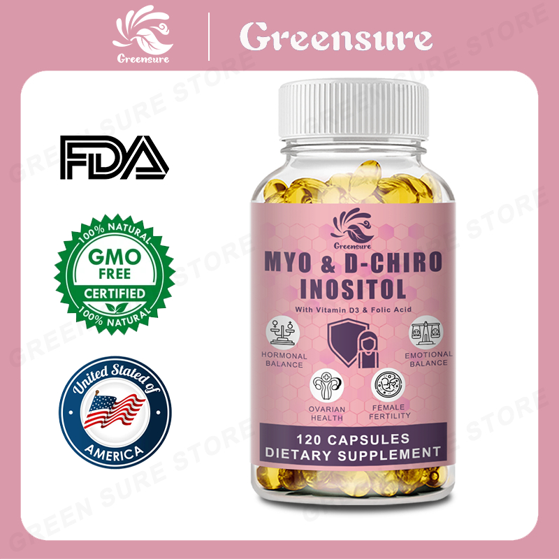 Myo-Inositol & D-Chiro Inositol Blend- สําหรับระยะเวลาผิดปกติสมดุลฮอร์โมนและการสนับสนุนฟังก์ชั่นรังไข่เพื่อสุขภาพ