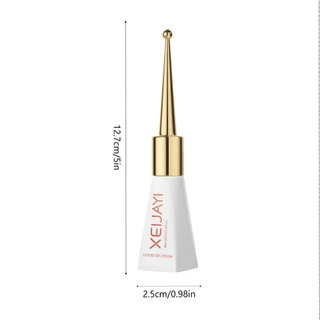 XEIJAYI 10ml ยาทาเล็บเจลสีขาวสไตล์ใหม่, ความมันวาวยาวนาน, เหมาะสําหรับทุกสีผิว