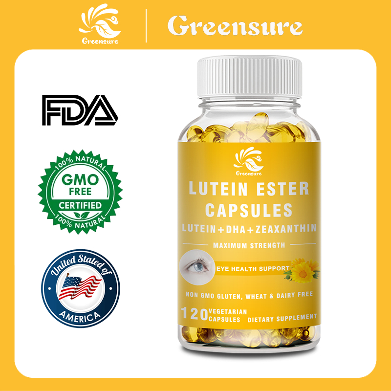 LUTEIN ESTER CAPSULES พร้อม Zeaxanthin Extract รองรับความเมื่อยล้าของดวงตา, สารต้านอนุมูลอิสระ, ภาพ, สุขภาพดวงตา