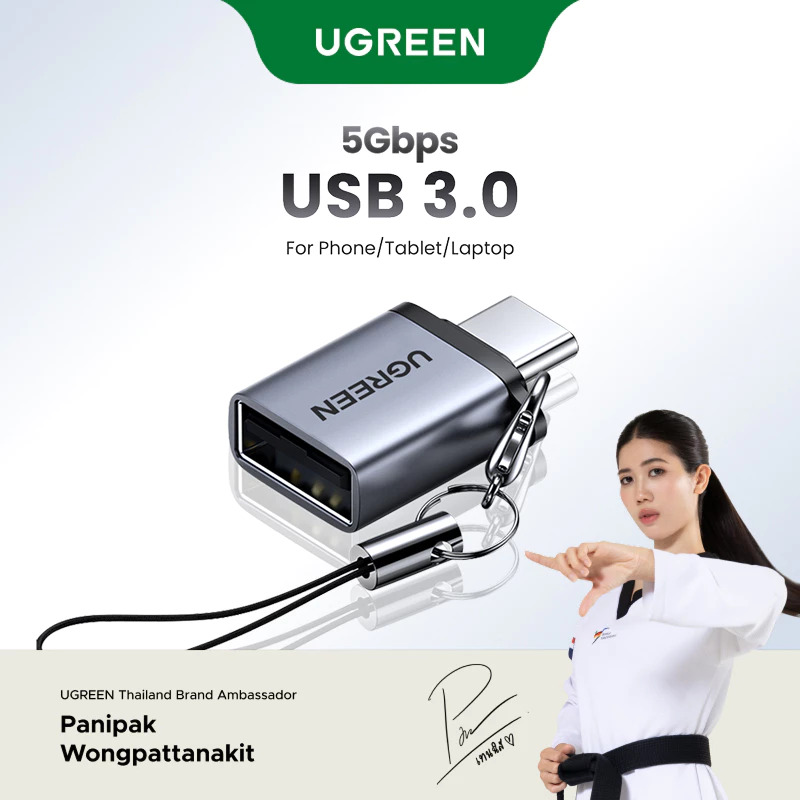 Ugreen อะแดปเตอร์ USB 3.1 Type C เป็น USB 3.0 USB C OTG สําหรับโทรศัพท์มือถือ
