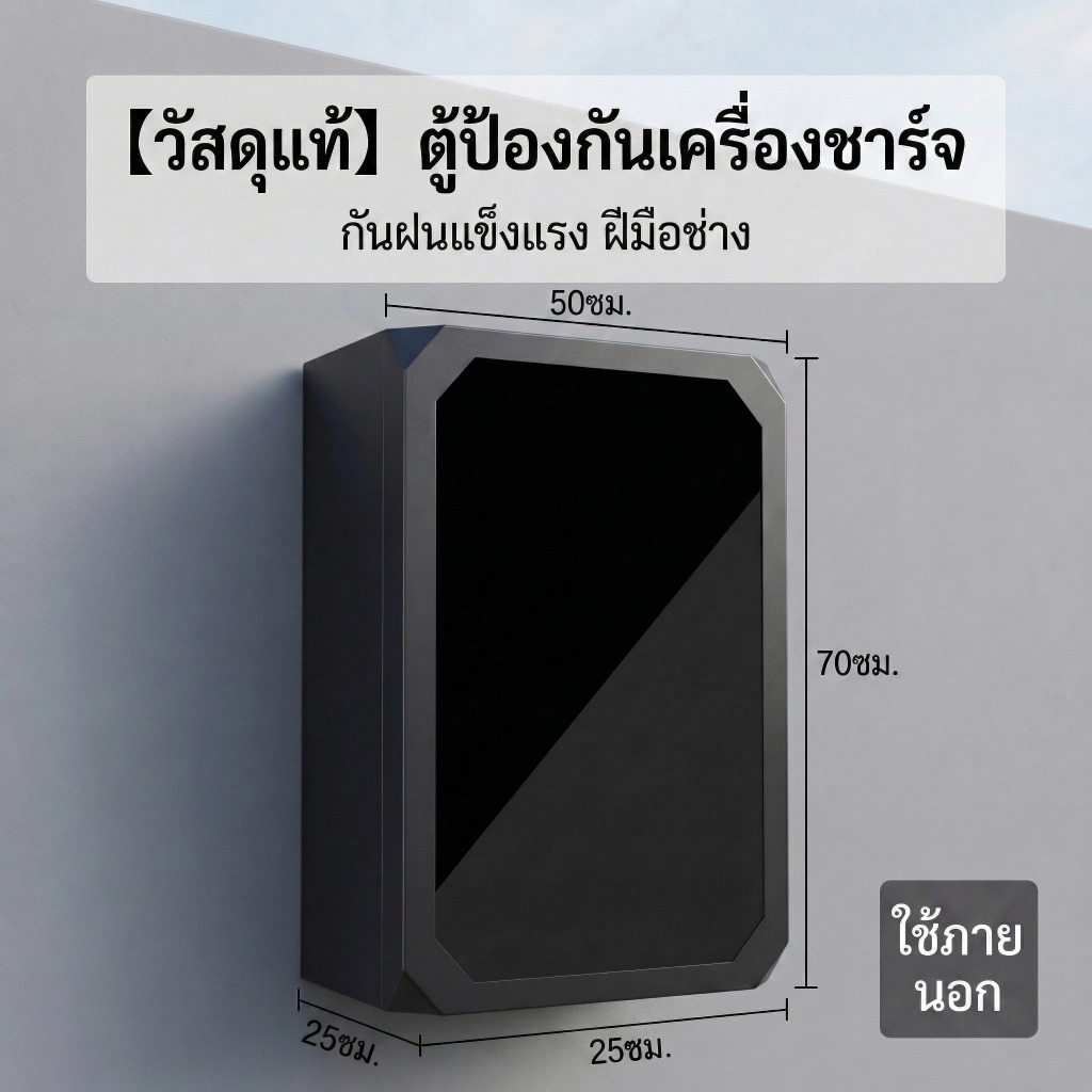 จัดส่งภายใน 24 ชั่วโมง ตู้ชาร์จรถยนต์ กล่องชาร์จรถยนต์ไฟฟ้าติดผนัง ตู้เก็บอุปกรณ์ชาร์จ Wall Charge ตู้เก็บ Home Charger ขาตั้ง