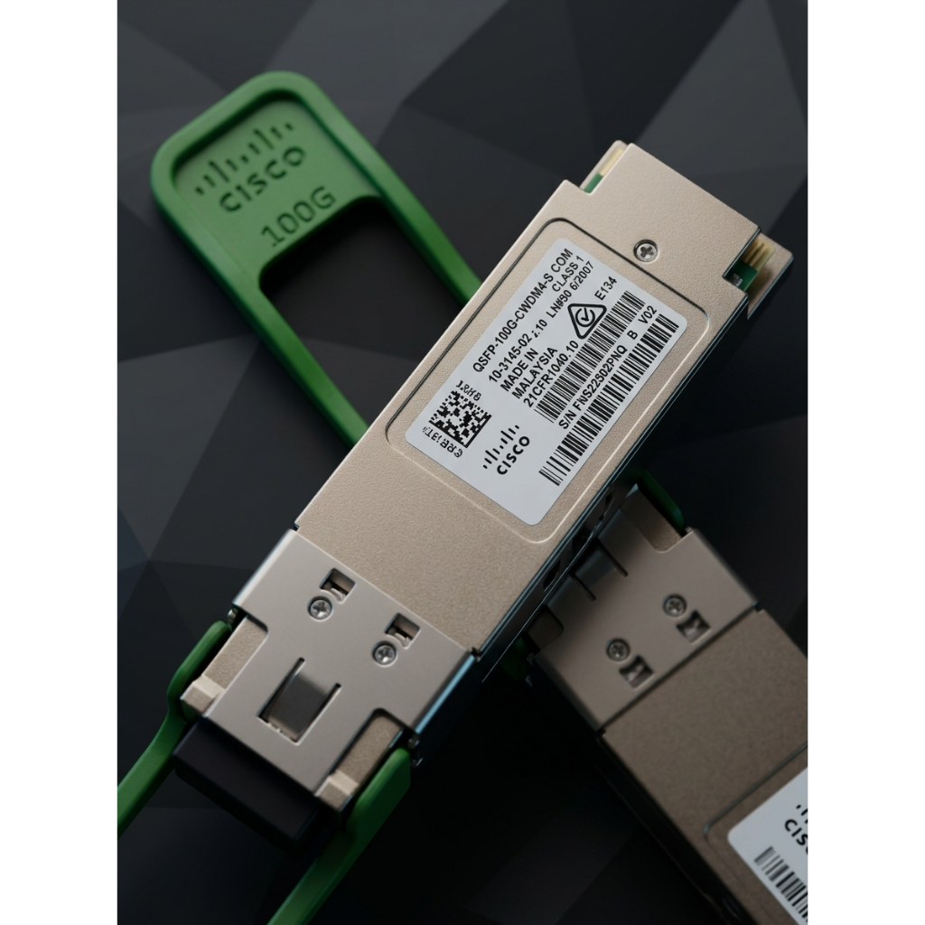 ของแท้ Cisco QSFP-100G-CWM4-S 100GBASE CWDM4 QSFP Transceiver LC 10-3145-02