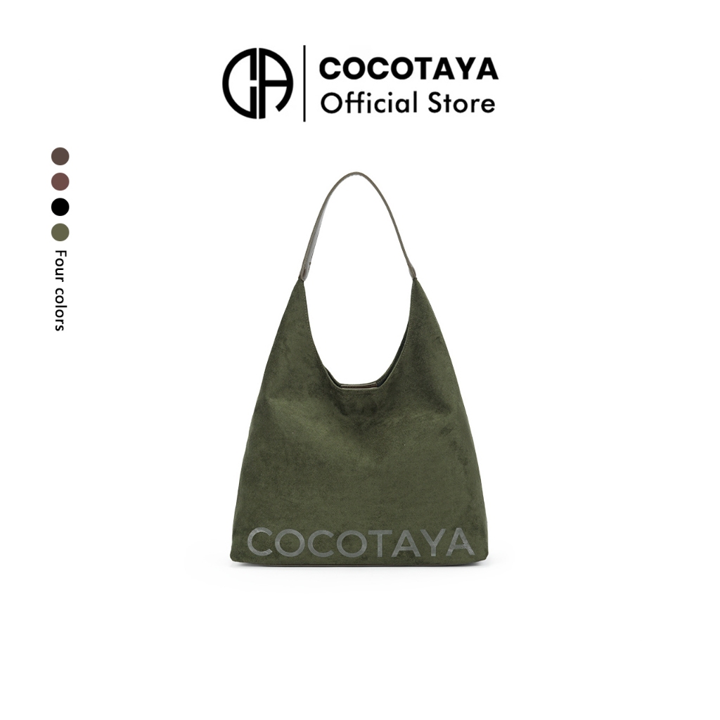 ((COCOTAYA) กระเป๋าโท้ทหนังนุ่มสไตล์ใหม่ ความจุใหญ่ สำหรับคู่แม่ลูก)