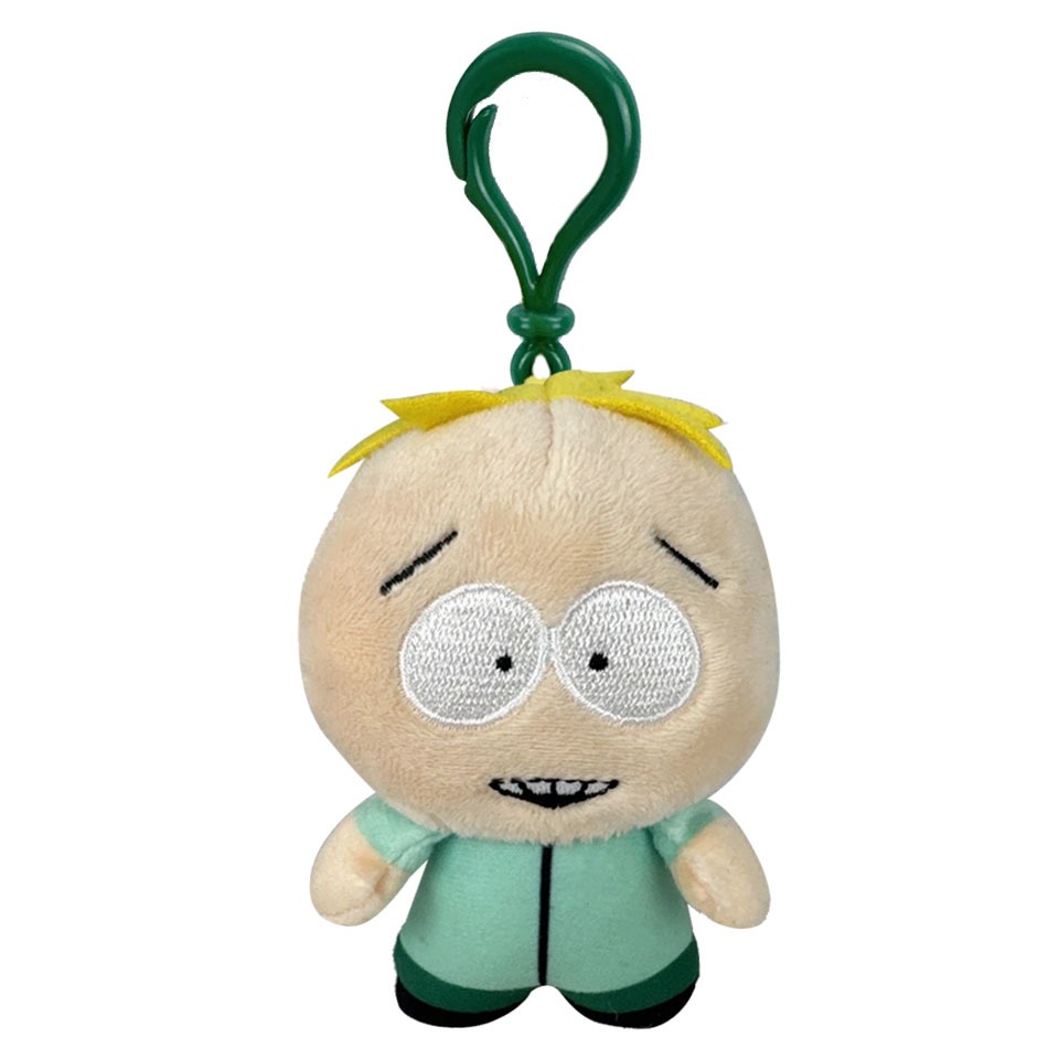 น่ารัก Anime South Park Bullsitoy พวงกุญแจตุ๊กตาโซ่ Keyholder กระเป๋าจี้เด็กยัดไส้ของเล่นตุ๊กตา