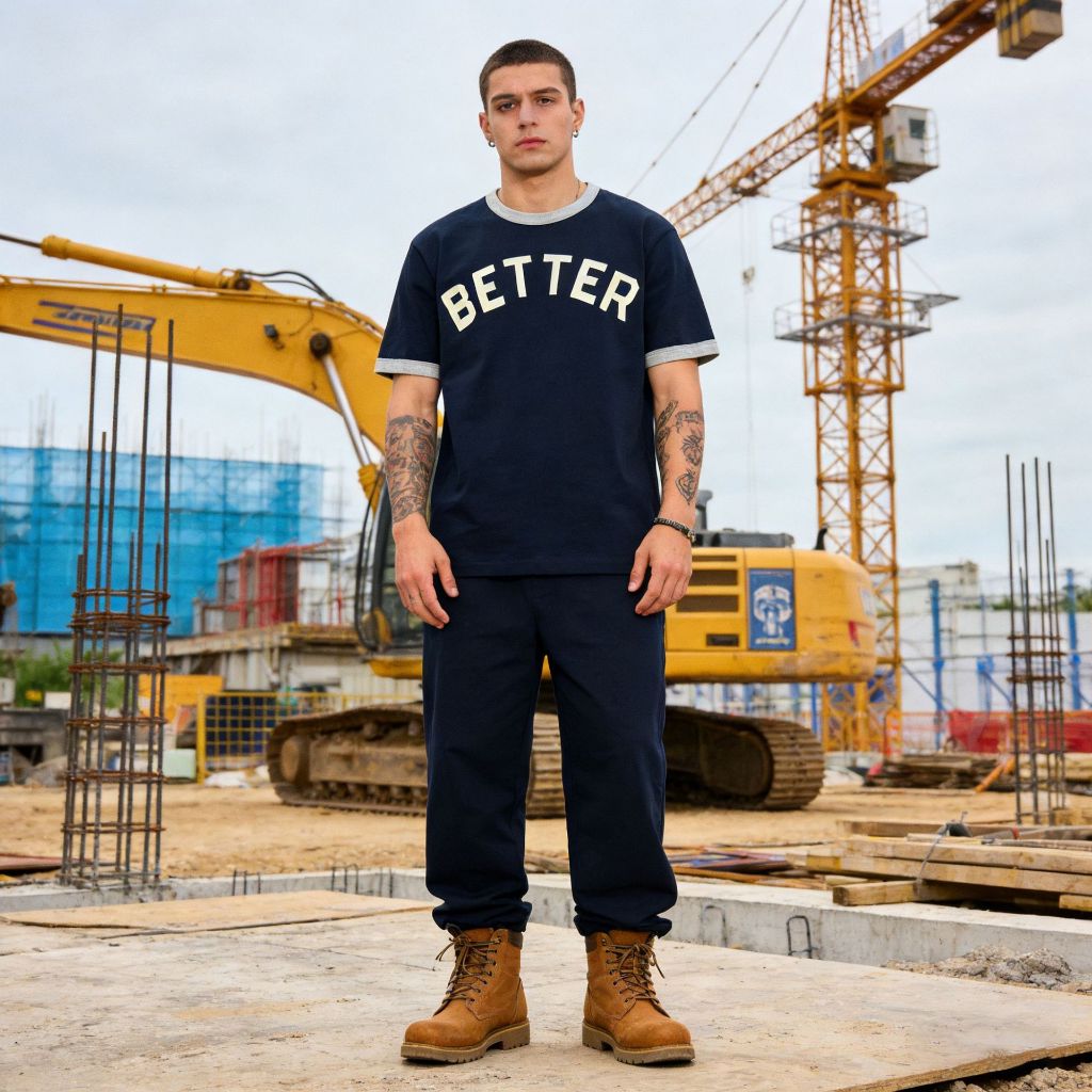 OKONKWO 275g Heavy Weight Tee สไตล์เรโทรอเมริกัน อักษรรอบคออารมณ์หนามาก