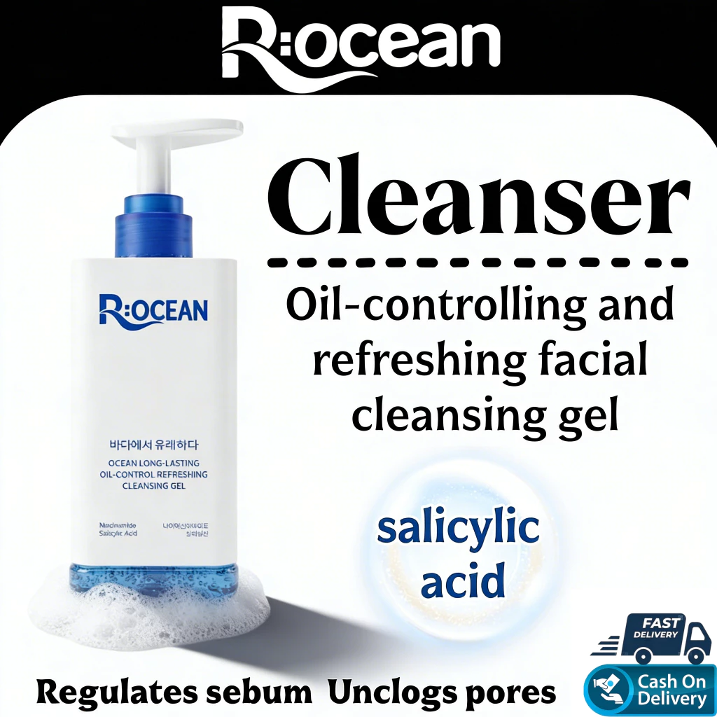 Rocean Salicylic Acid Daily Gentle Cleanser 150ml Acne Treatment Cleanser สําหรับผิวเป็นสิวง่าย