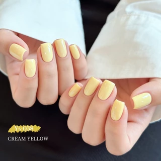 XEIJAYI 10ml – ยาทาเล็บเจลสีเหลืองครีมคลาสสิก, การเรนเดอร์สีติดทนนาน, เหมาะสําหรับทุกฤดูกาล