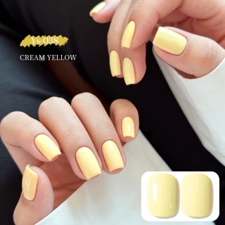 XEIJAYI 10ml – ยาทาเล็บเจลสีเหลืองครีมคลาสสิก, การเรนเดอร์สีติดทนนาน, เหมาะสําหรับทุกฤดูกาล