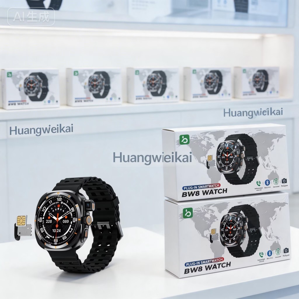 2026 BW8 ultra SmartWatch ซิมการ์ด 4G เครือข่าย HD กล้องสําหรับ Android IOS ผู้ชายผู้หญิงโทรศัพท์โทร