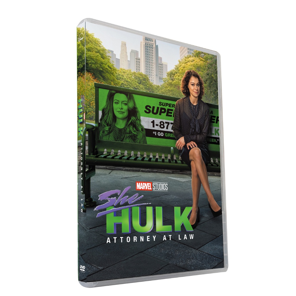 ภาพยนตร์ She-Hulk Attorney At Law DVD ซีซั่น 1 หญิง Hulk 3DVD HD ละครอเมริกันต้นฉบับการออกเสียงภาษาอังกฤษ