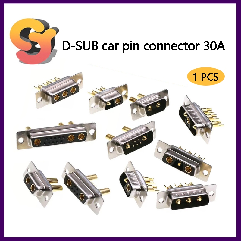 [อุปทานพร้อมสต็อก] D-SUB Pin Connector 2W2 2V2 3W3 7W2 5W5 8W8 9W4 17W2 ชายหญิงหัวตัวเชื่อมต่อกระแสส