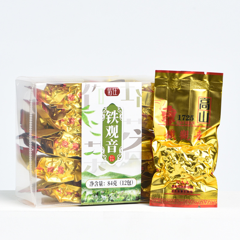 ชาอู่หลงเที่ยก่วนอิม (Tie Guan Yin) แท้จากอันซี กลิ่นหอมสดชื่น 84g กล่อง/เถอกวานอิม/铁观音/青茶/ชิงชา/ชาอู่หลง/清香型/อานซี/ชาจีน/ของขวัญเพื่อสุขภาพ/乌龙茶