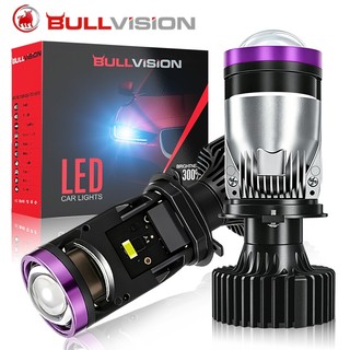 Projector H4 Lens 350000LM 860W Car bulbs LED MINI Car Headlight Bulbs H4 Bi Led Lens Canbus Turbo Light 12V 36V