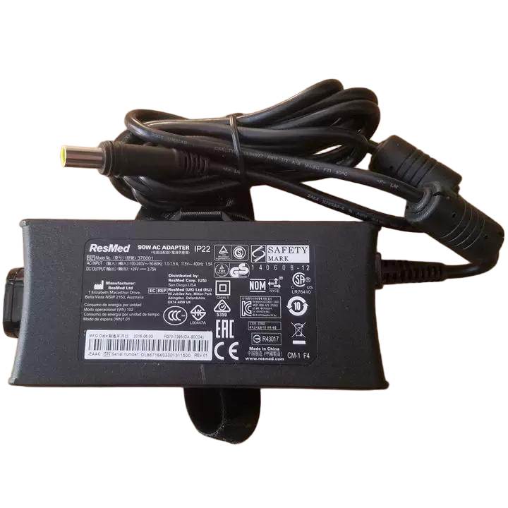 อะแดปเตอร์ AC ตอบสนอง 90V 24V 3.75A 370001 แหล่งจ่ายไฟ S10 AirSense 10 AirCurve