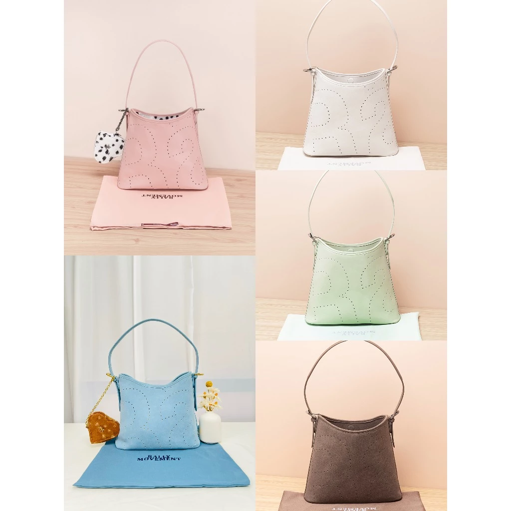 ห่วงแรลลี่✨ New City Handbag Series กระเป๋าสะพาย 1:1 เจาะรู Bag[จัดส่งในกรุงเทพฯ]