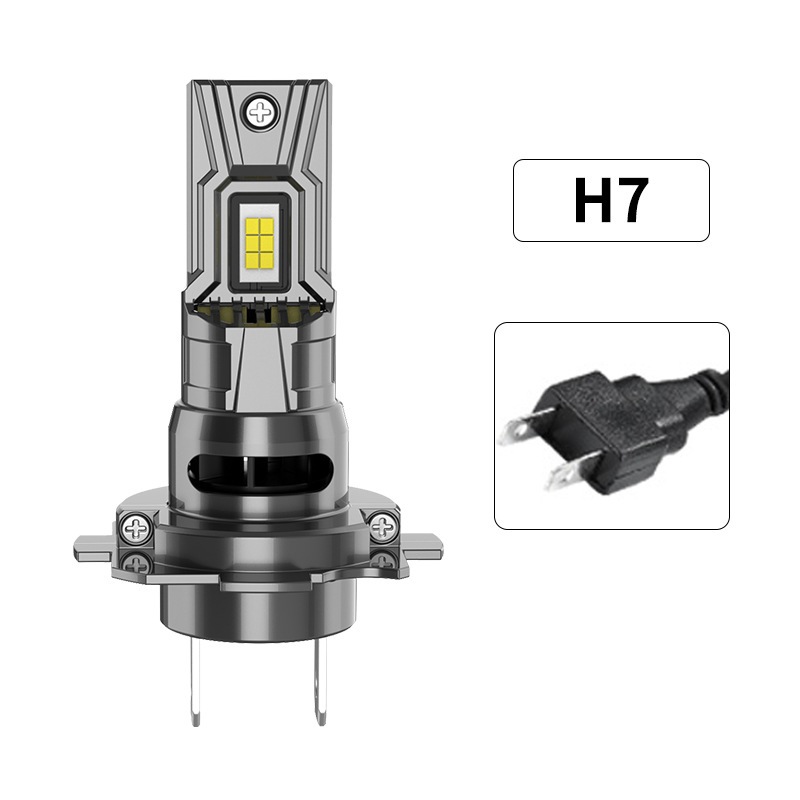 [รับประกัน 1 ปี] 2PCS P5 W10 H4 H7 9005 H11 ไฟหน้ารถ LED Foglight เปลี่ยน 60W 12000LM 4300k 6000k 80