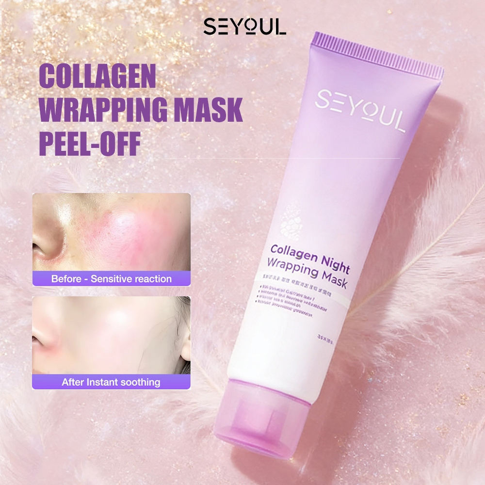 SEYOUL PEELING MASK PROVIDES COLLAGEN SLOWS DOWN THE AGING PROCESS REDUCES WRINKLES PORES 50ML