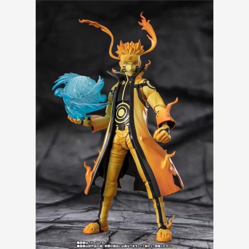 BANDAI SHF NARUTO UZUMAKI KURAMA LINK MODE COURAGEOUS STRENGTH THAT BINDS