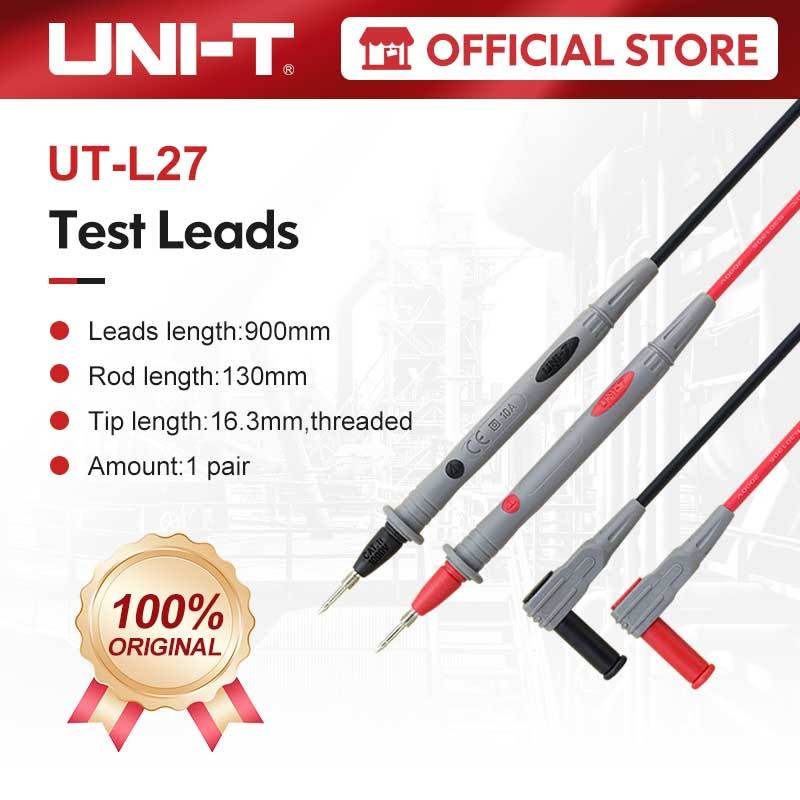 Uni-t UT-L27 โพรบทดสอบมัลติมิเตอร์ 1000V 10A ตัวผู้ อัพเกรดจาก UT-L23