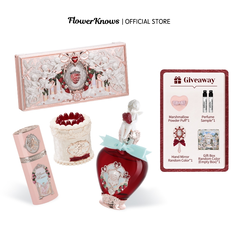 Flower Knows Strawberry Cupid Collection Perfume & Makeup Gift Set