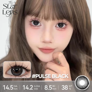 Starlens 10PCS คอนแทคเลนส์รายวัน ใช้ได้ 1 วัน วันใช้สีดํา/สีเทา/สีน้ําตาล ขนาด14.2-14.5 สายตาสั้น0-8 ขยายตา ใส่สบายตา เลนส์นุ่ม