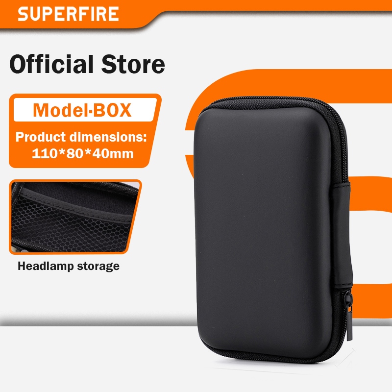 SUPERFIRE กล่องเก็บของ เหมาะสำหรับไฟหน้า HL23 HL05-D HL06