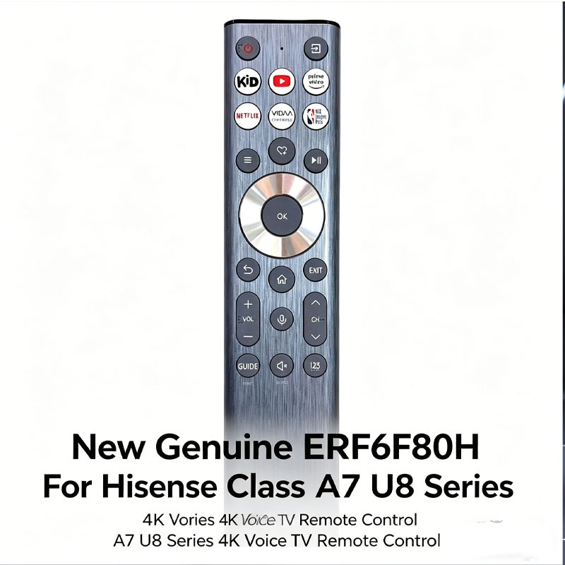 ใหม่สําหรับ Hisense ของแท้ ERF6F80H Class A7 U8 Series 4K Voice TV รีโมทคอนโทรล
