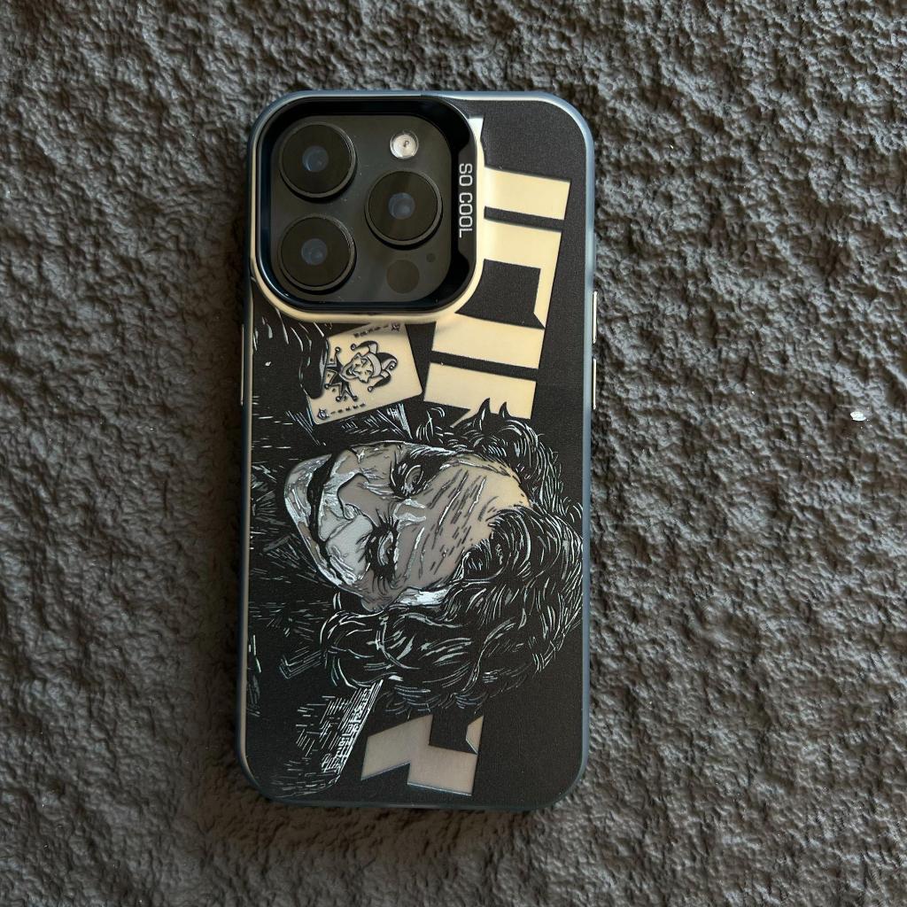 สีดํา Joker สําหรับ Samsung S26Ultra โทรศัพท์ S25Ultra S25 + กันกระแทกเงินเคสโทรศัพท์สําหรับ Samsung