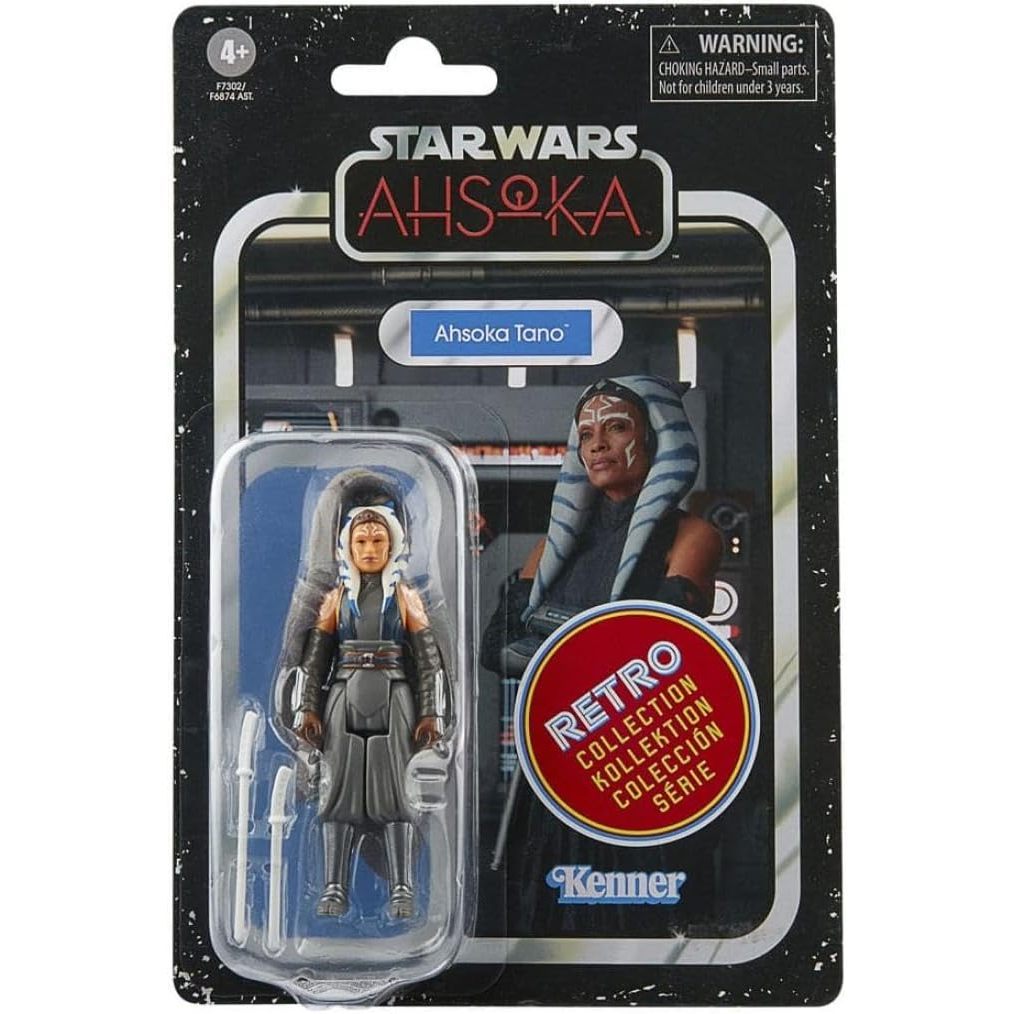 Star Wars Retro Series Ahsoka Tano, Ahsoka 3.75 นิ้วตุ๊กตาสะสมเหมาะสําหรับเด็กอายุและมากกว่า 4 ปี