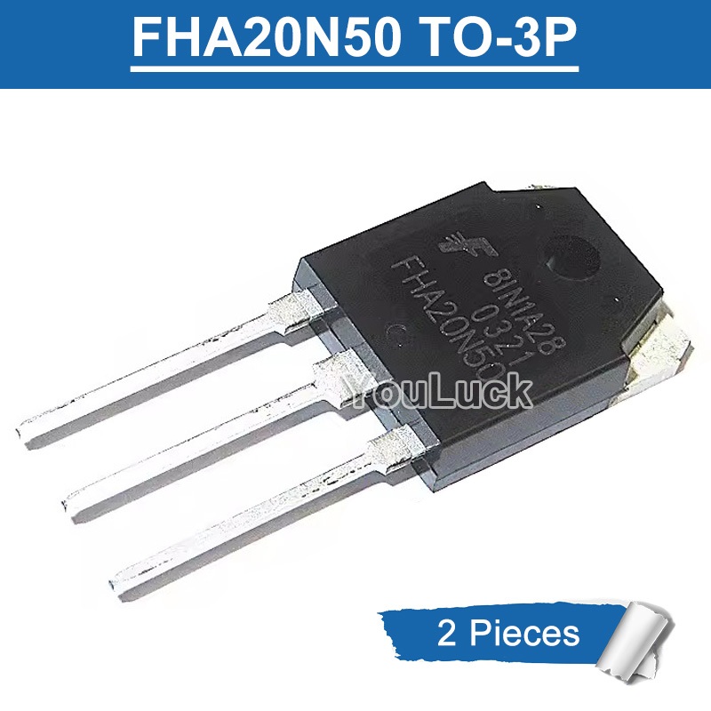 2 ชิ้น FHA20N50 TO-3P 20A/500V N-Channel MOSFET ทรานซิสเตอร์ใหม่เดิม