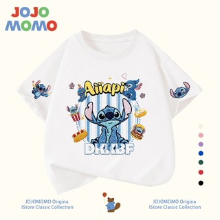 【ส่งในวันเดียวกัน】เสื้อยืดเด็ก ลายสติ๊ช (Stitch) การ์ตูน ผ้าคุณภาพดี ระบายอากาศดี ใส่สบาย สำหรับเด็ก 1-13 ปี แบบ Unisex