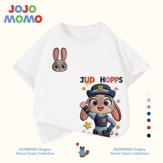 ส่งในวันเดียวกัน 🚀 เสื้อยืดเด็กผู้หญิง Judy การ์ตูน ผ้าคุณภาพดี ระบายอากาศดี ใส่สบาย สำหรับเด็ก 1-13 ปี